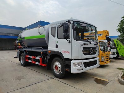 抽吸運(yùn)輸污水淤泥、糞便、沼液罐式車(chē)，國(guó)六排放吸污車(chē)抽吸快、適用面廣